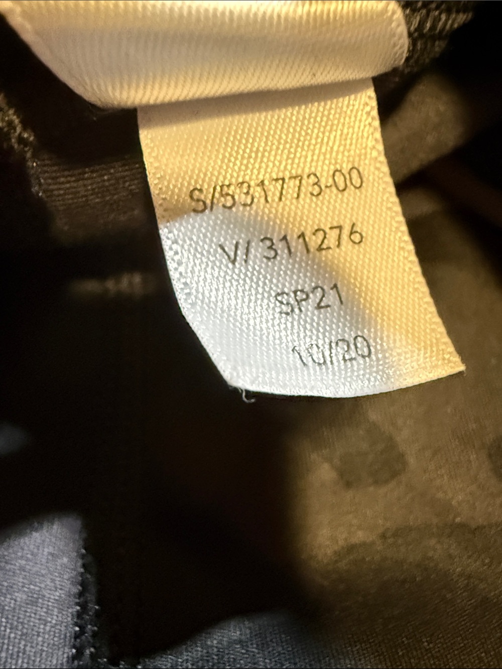 Athleta Black & Gray Camo 7/8 Performance Tights - Picture 4 of 7